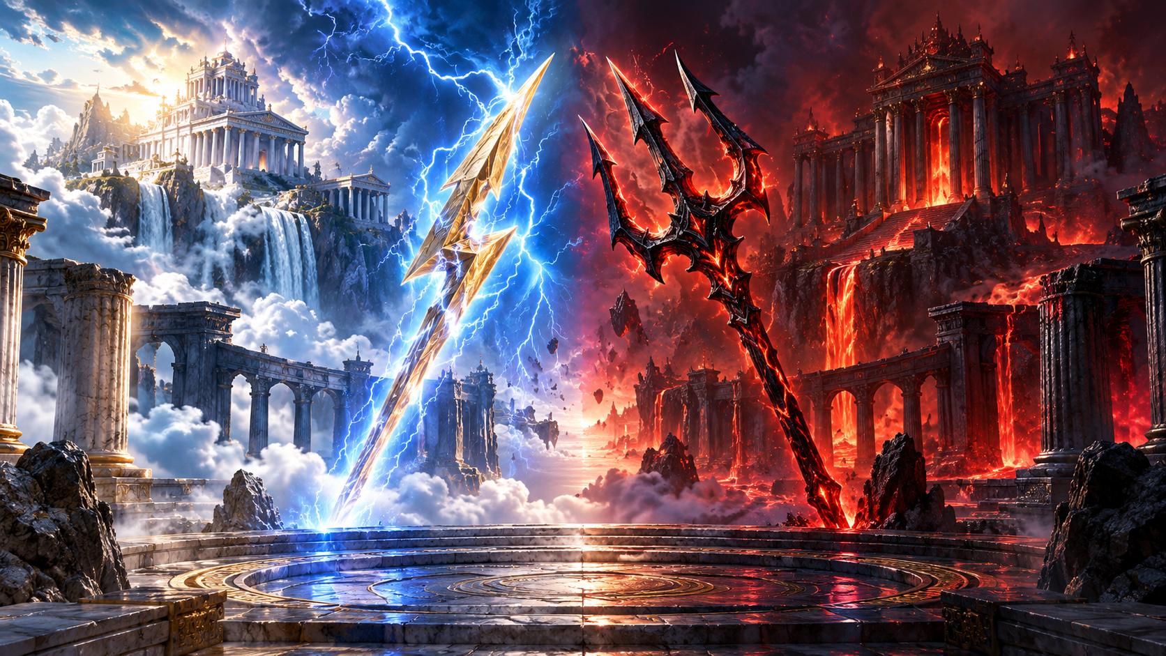 Casino slot mechanic preview for Zeus vs Hades – Gods of War